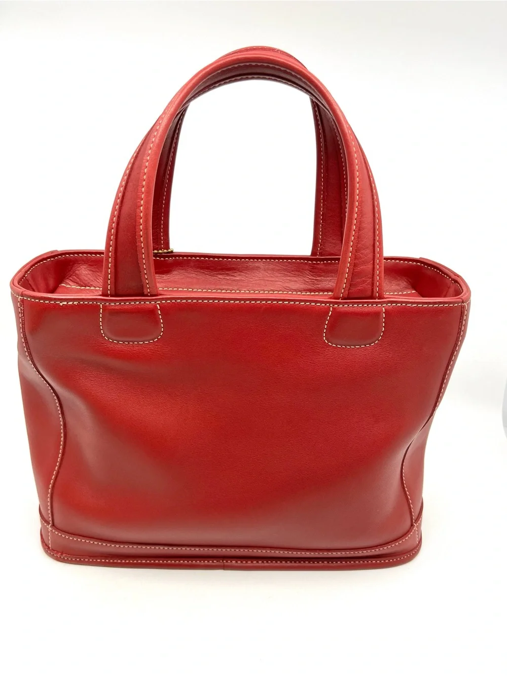Vintage Coach 9303 Bleecker Satchel Red Glove Tanned Leather USA
